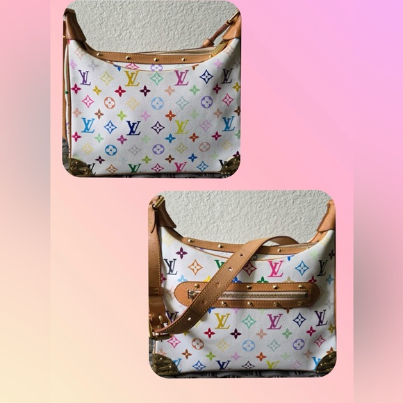 Louis Vuitton Handbags - 🩷SOLD🩷 Louis Vuitton Boulogne White Multicolor Murakami Shoulder Bag